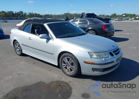 2007 Saab 9-3 2.0T z USA, uszkodzony, nr VIN YS3FD79Y876000764